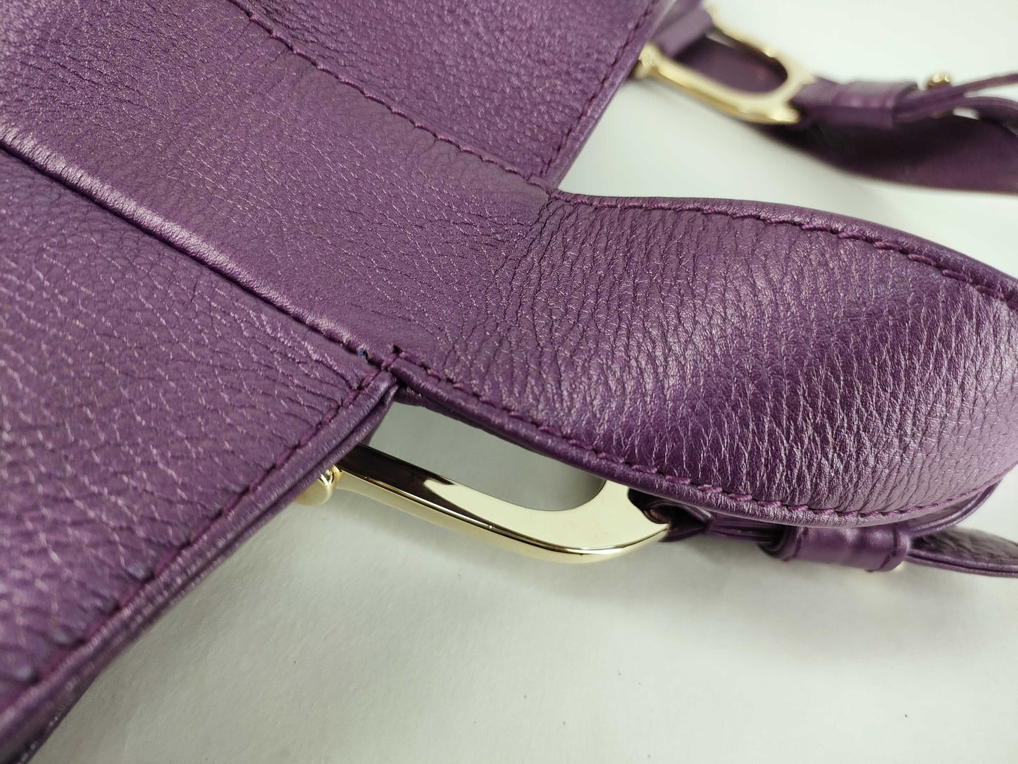 GUCCI 257051/Leather/Purple/502752 Tote Bag