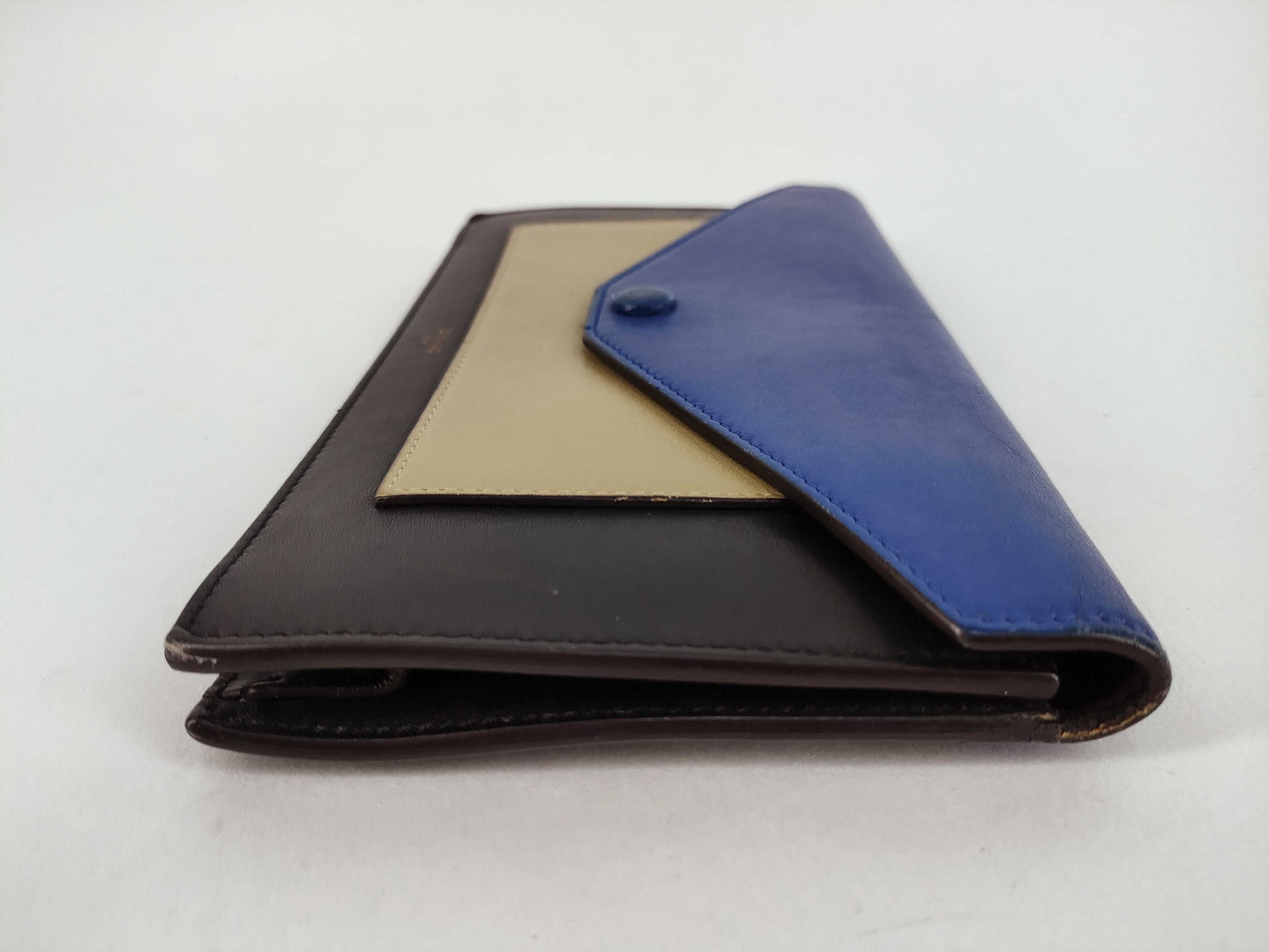 CELINE Long Wallet/104073/Blue Wallet