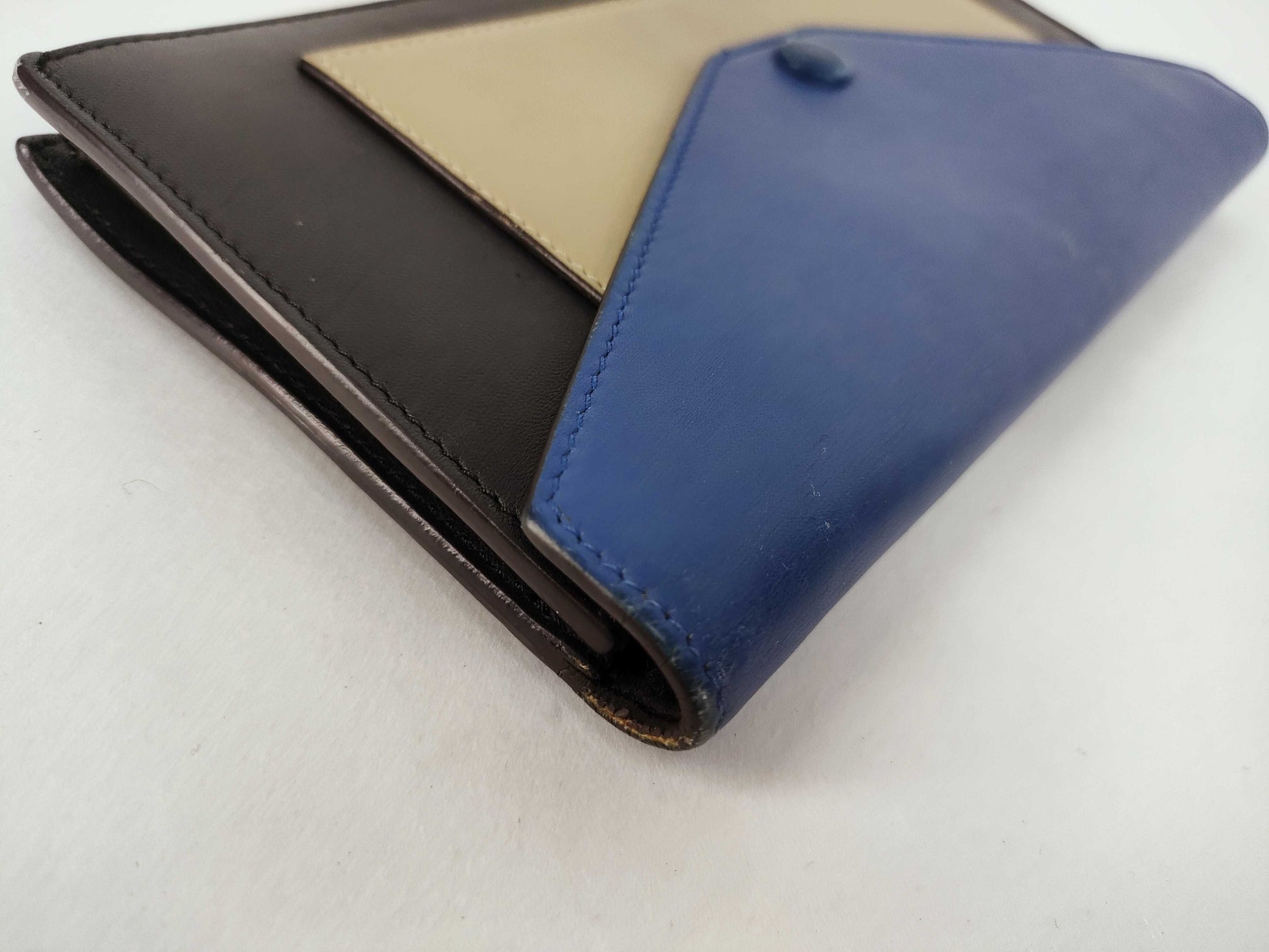 CELINE Long Wallet/104073/Blue Wallet