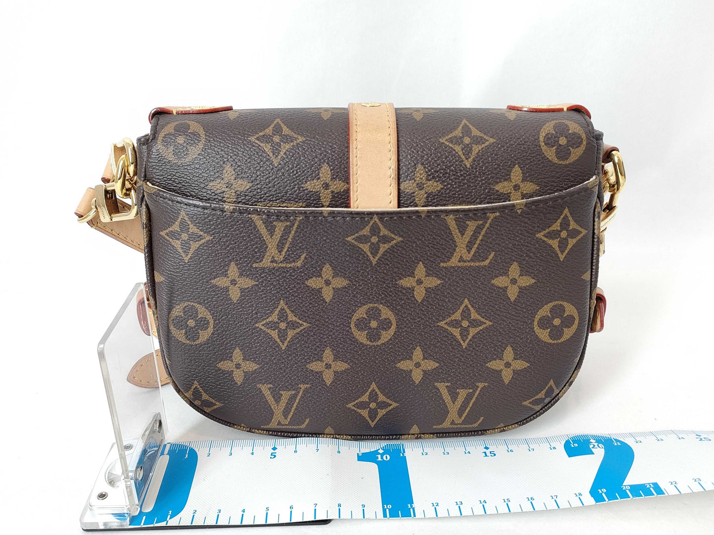 LOUIS VUITTON Monogram Saumur BB M46740 Shoulder Bag in Brown