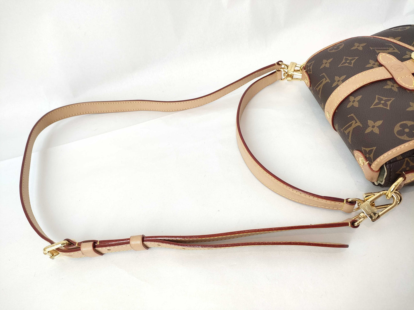 LOUIS VUITTON Monogram Saumur BB M46740 Shoulder Bag in Brown