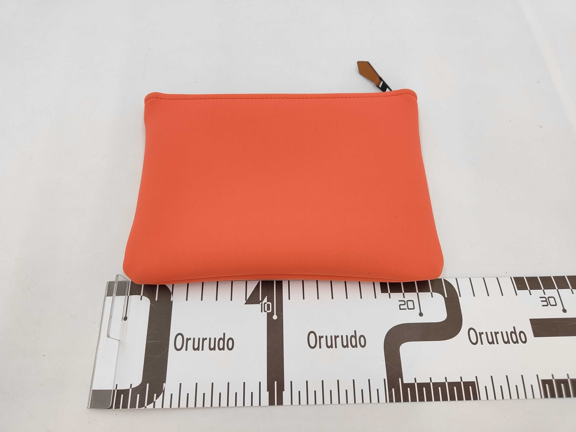 HERMES Neoban Kanoe H PM Pouch Orange Pouch