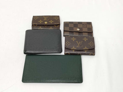 LOUIS VUITTON Damier LV 5-piece small item wallet
