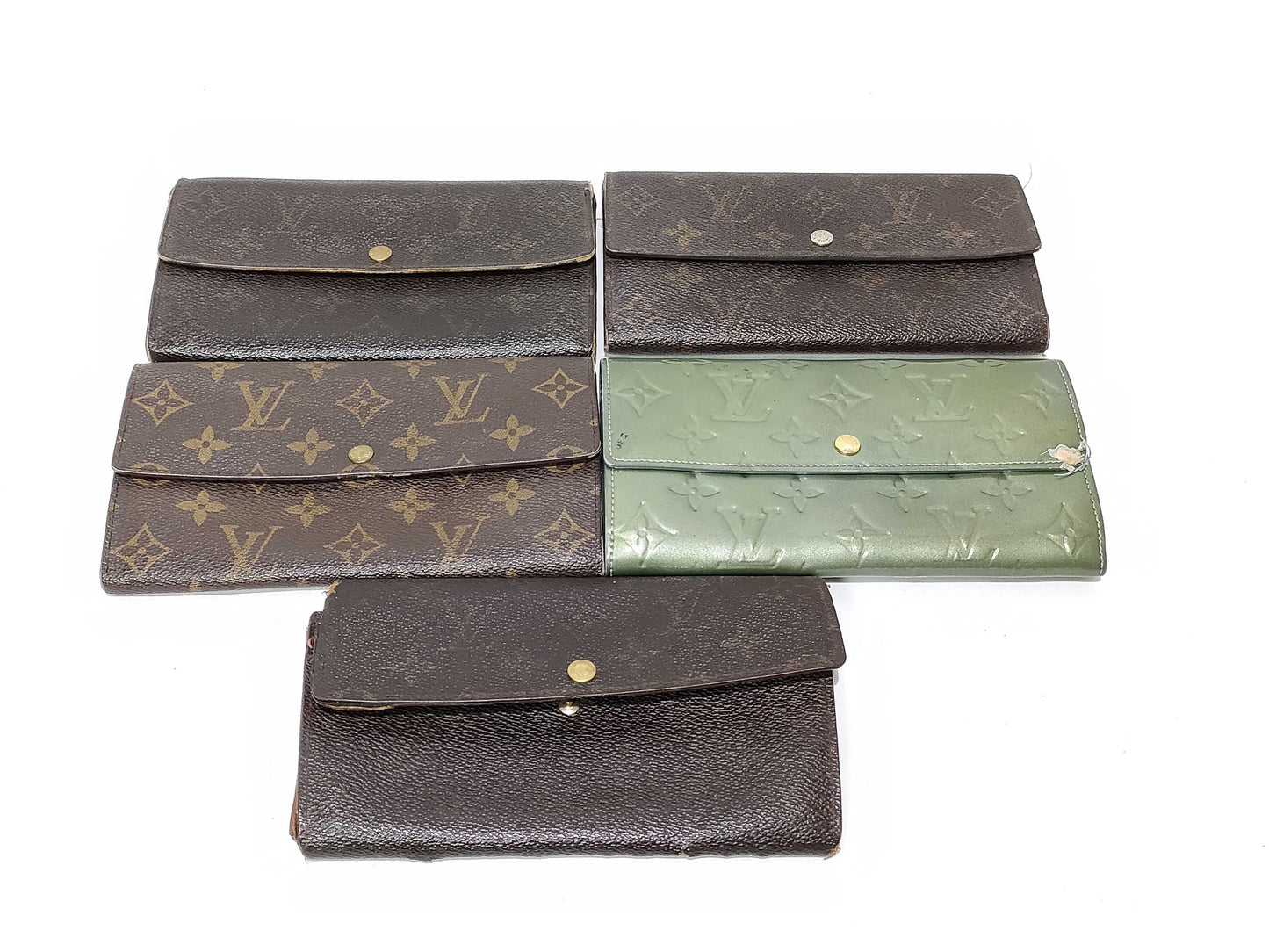 LOUIS VUITTON Monogram LV Long Wallet 5-Piece Set
