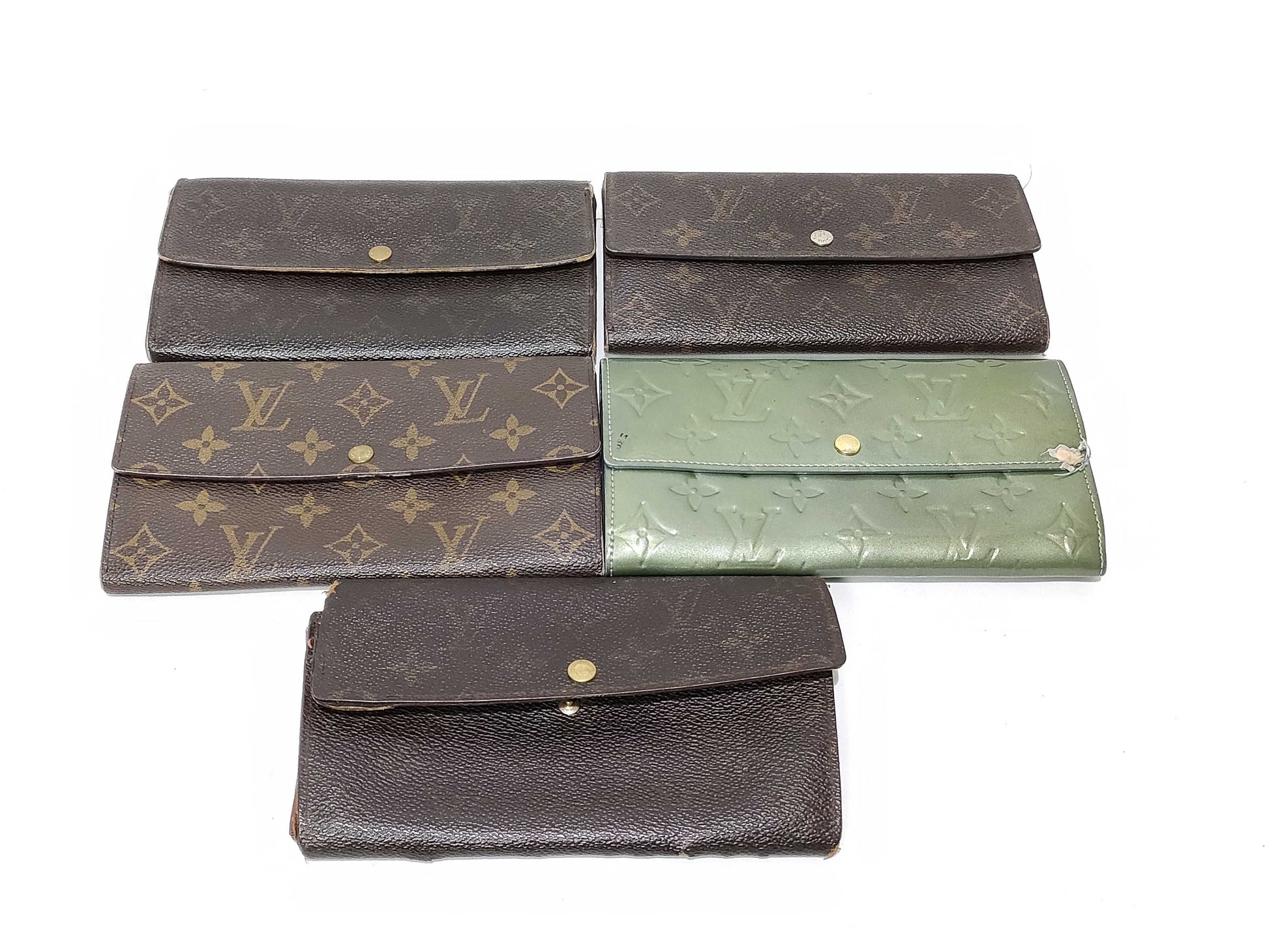 LOUIS VUITTON Monogram LV Long Wallet 5-Piece Set