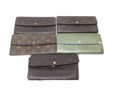 LOUIS VUITTON Monogram LV Long Wallet 5-Piece Set