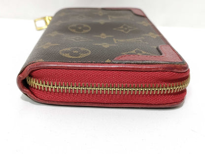 LOUIS VUITTON Monogram LOUIS VUITTON Retiro Monogram Zippy Long Wallet