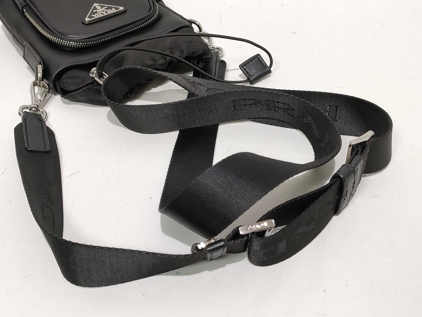 PRADA Prada Shoulder Bag Smartphone Case Nylon Shoulder Bag