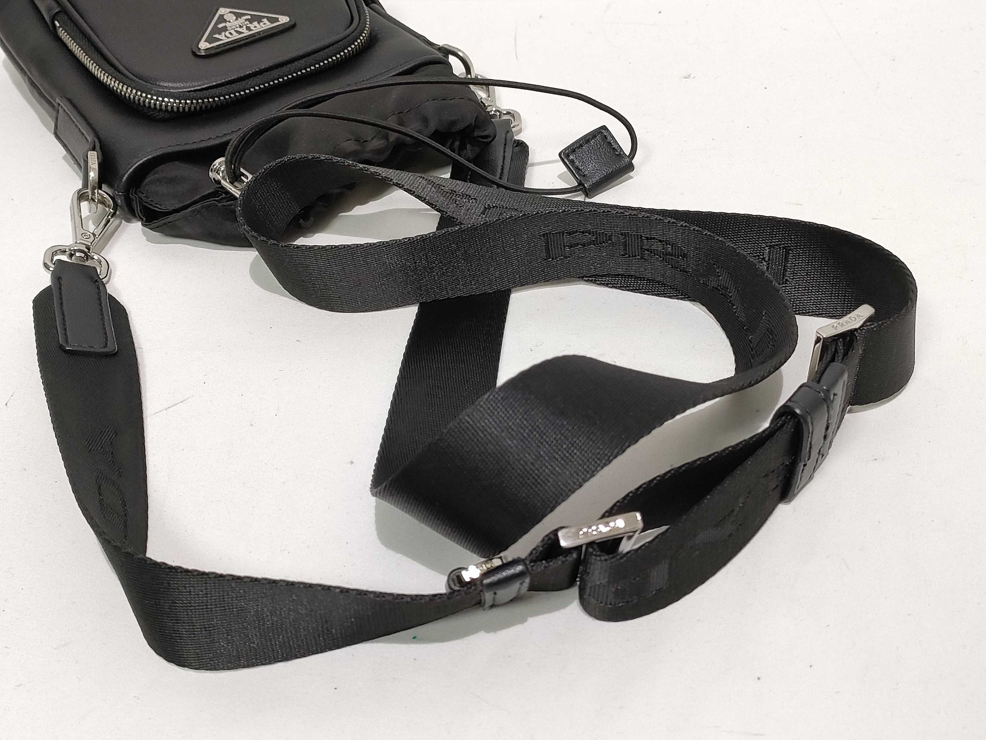 PRADA Prada Shoulder Bag Smartphone Case Nylon Shoulder Bag