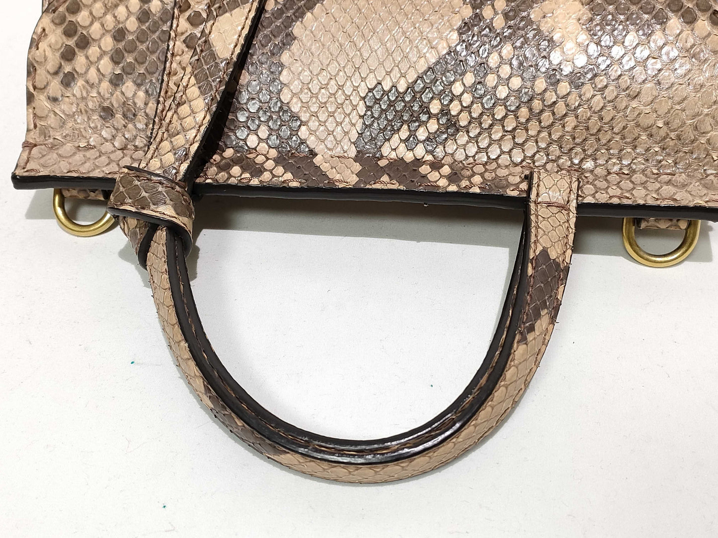 GUCCI Gucci Python GG Marmont Shoulder Bag Handbag
