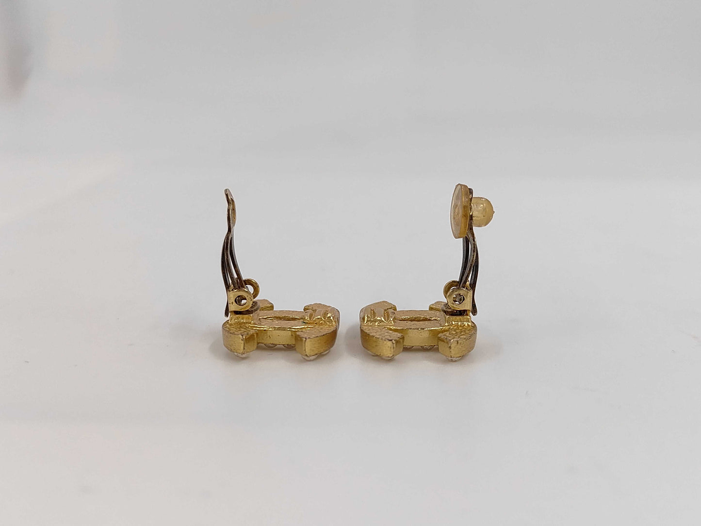 CHANEL Chanel Earrings Logo Earrings