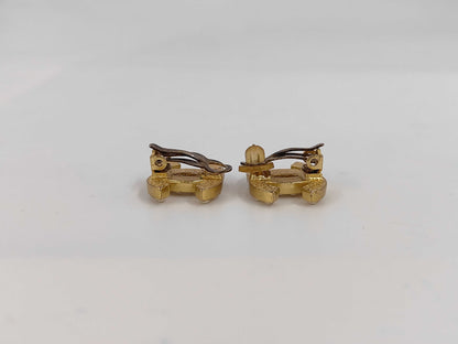 CHANEL Chanel Earrings Logo Earrings