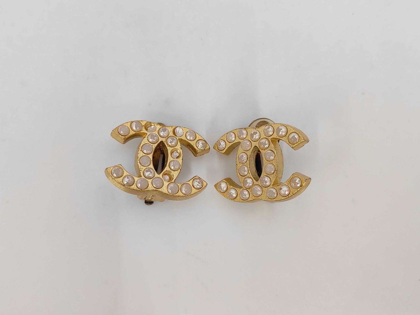 CHANEL Chanel Earrings Logo Earrings