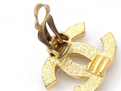 CHANEL Chanel Earrings Logo Earrings