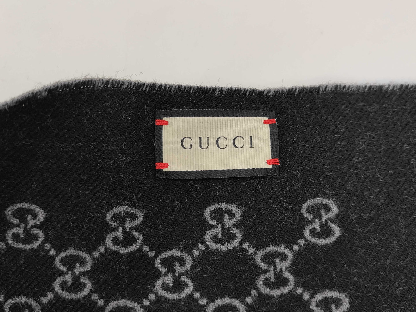 GUCCI GG Jacquard Scarf