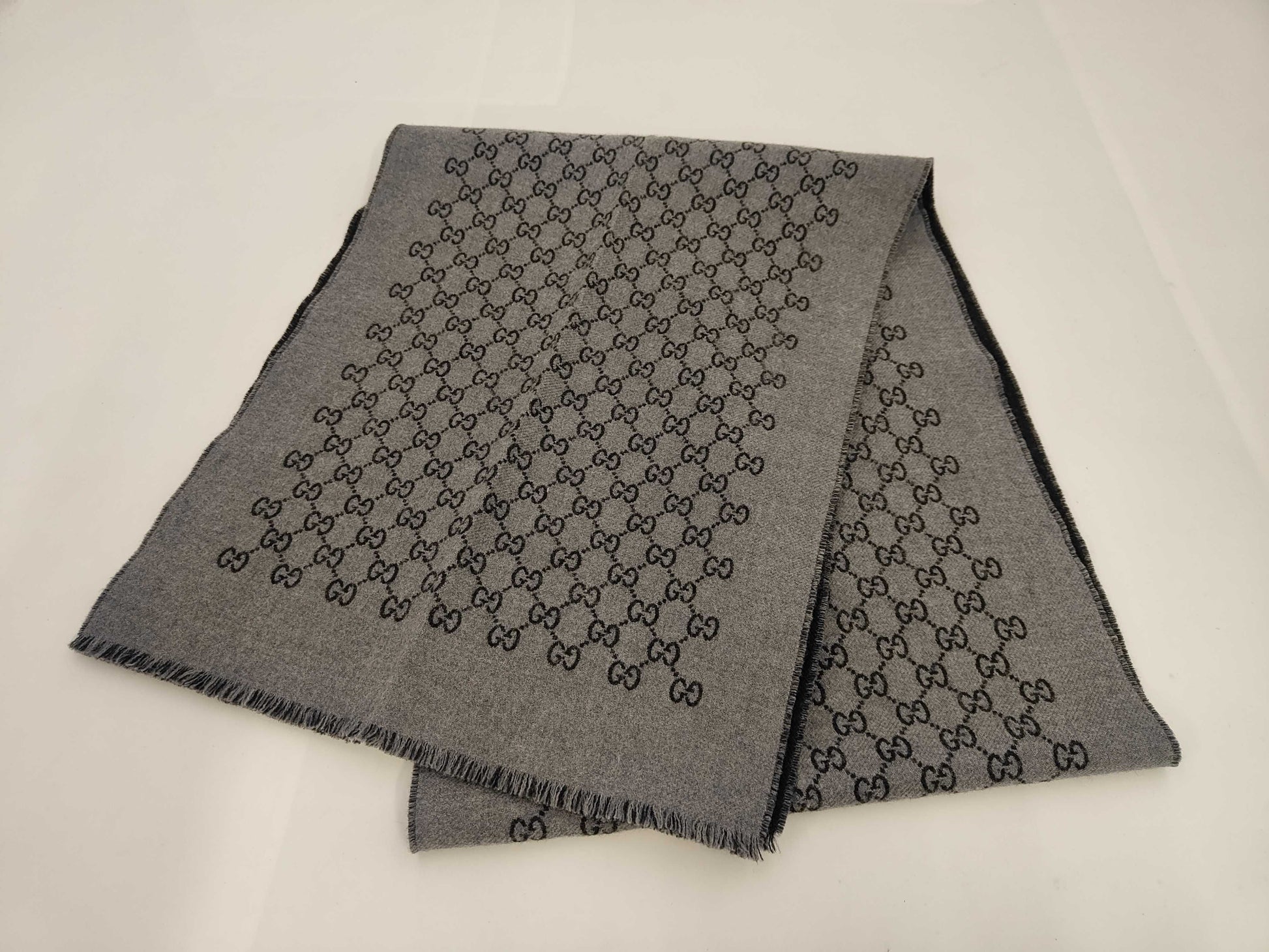 GUCCI GG Jacquard Scarf