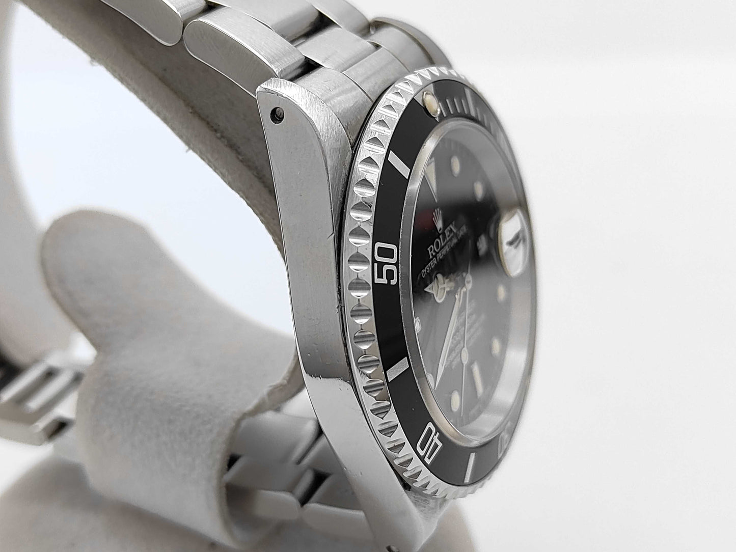 ROLEX Submariner 16610 W600509 Black Dial Tritium Oyster Bracelet Men's Watch