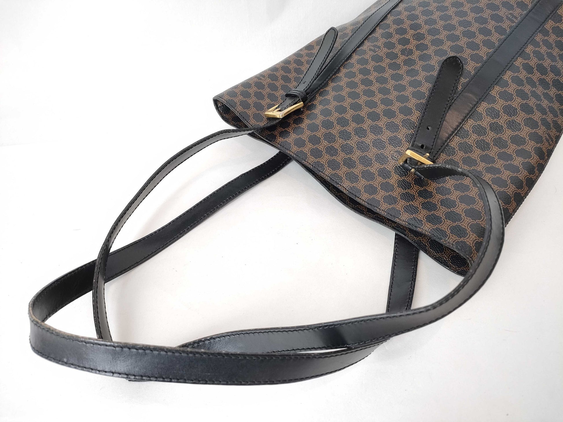 CELINE Macadam Tote PVC/Black Tote Bag