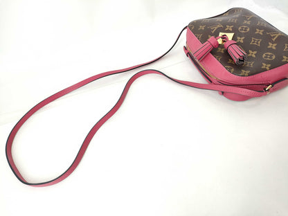 LOUIS VUITTON Monogram LOUIS VUITTON Saintonge Monogram/Freesia Shoulder Bag