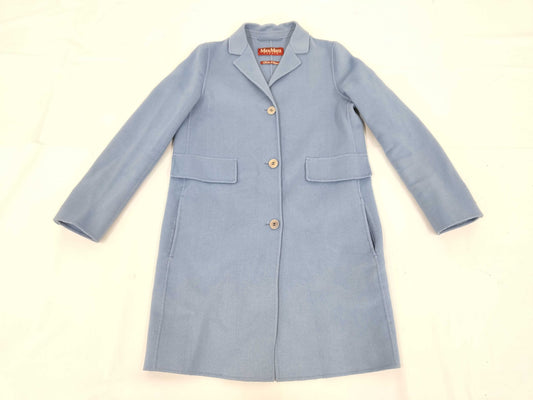 MaxMara MAXMARA STUDIO Cutie Amano Coat, Silk and Cashmere, Size 36
