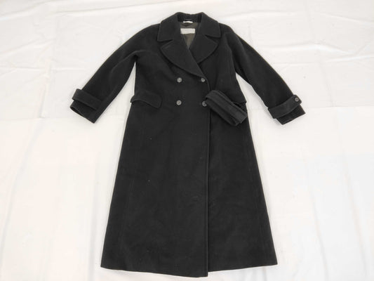 MaxMara MAXMARA Wool Coat with Belt, Size 38 Coat