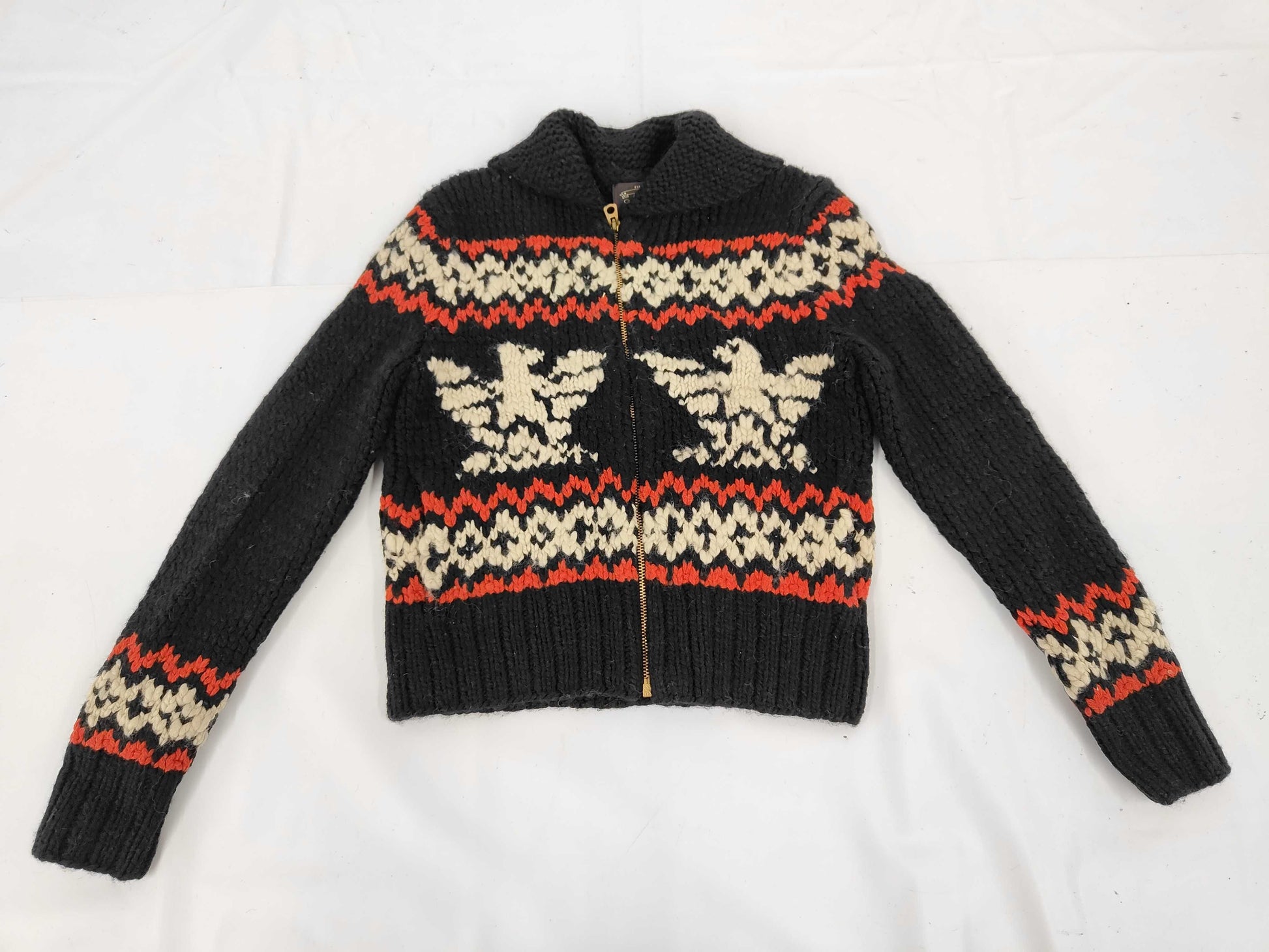 Ralph LAUREN RRL RALPH LAUREN Knit Outerwear Cardigan Knit Jacket Size 2 Cardigan