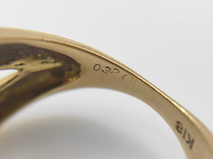 0.32ct Diamond 18K 5.0g Ring 