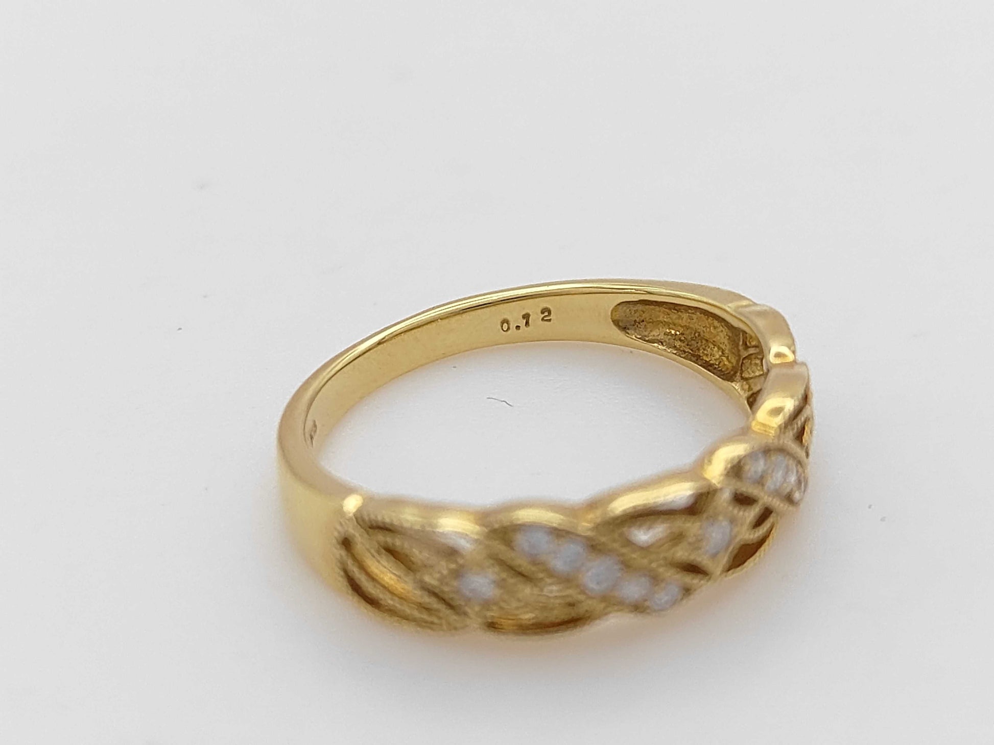 D0.12ct K18 2.7g Ring 