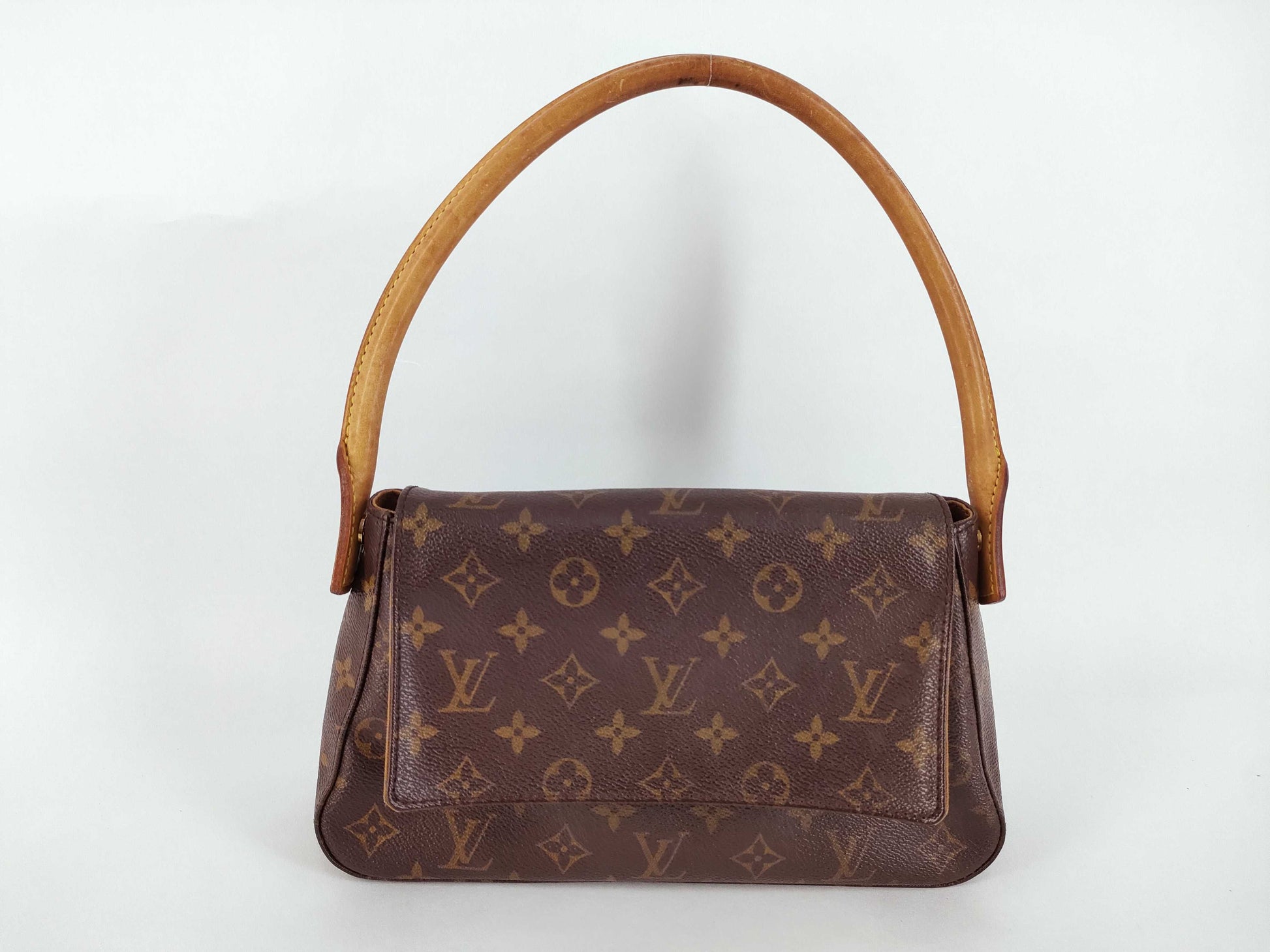 LOUIS VUITTON Monogram Mini Looping M51147 Handbag Shoulder Bag