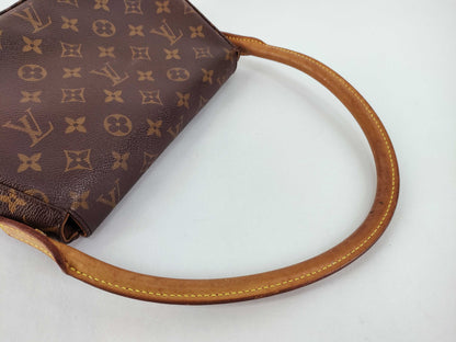 LOUIS VUITTON Monogram Mini Looping M51147 Handbag Shoulder Bag