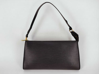LOUIS VUITTON Epi LOUIS VUITTON M52942 Epi Pochette Accessoires Noir Pouch