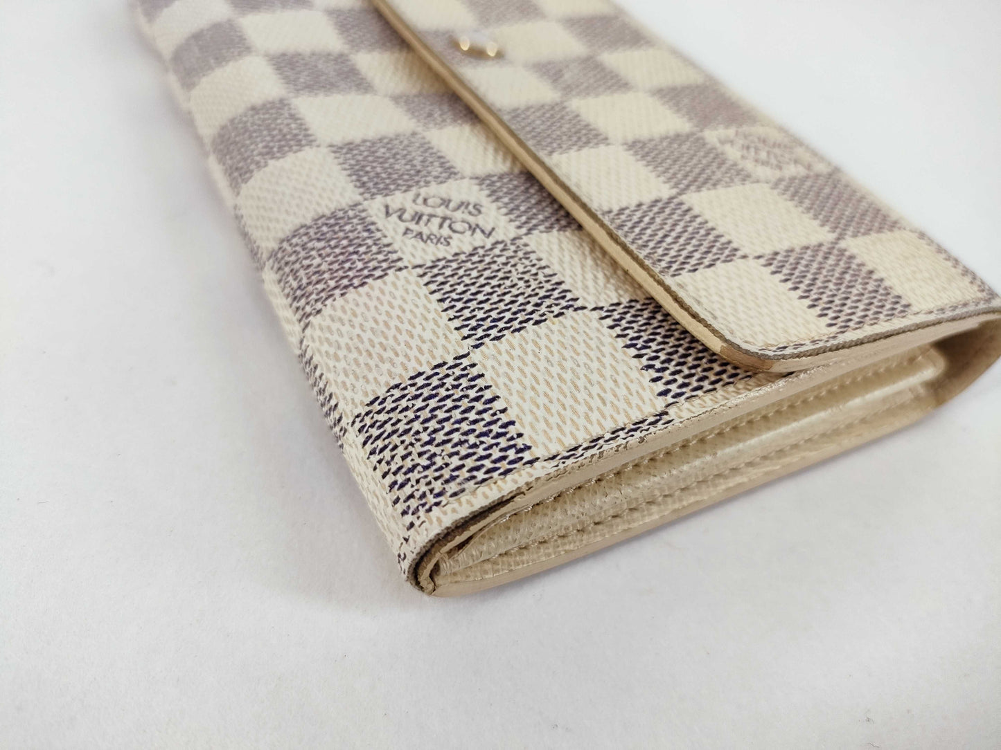 LOUIS VUITTON Damier Azur LOUIS VUITTON Damier Azur Sarah Portefeuille N61735 Wallet