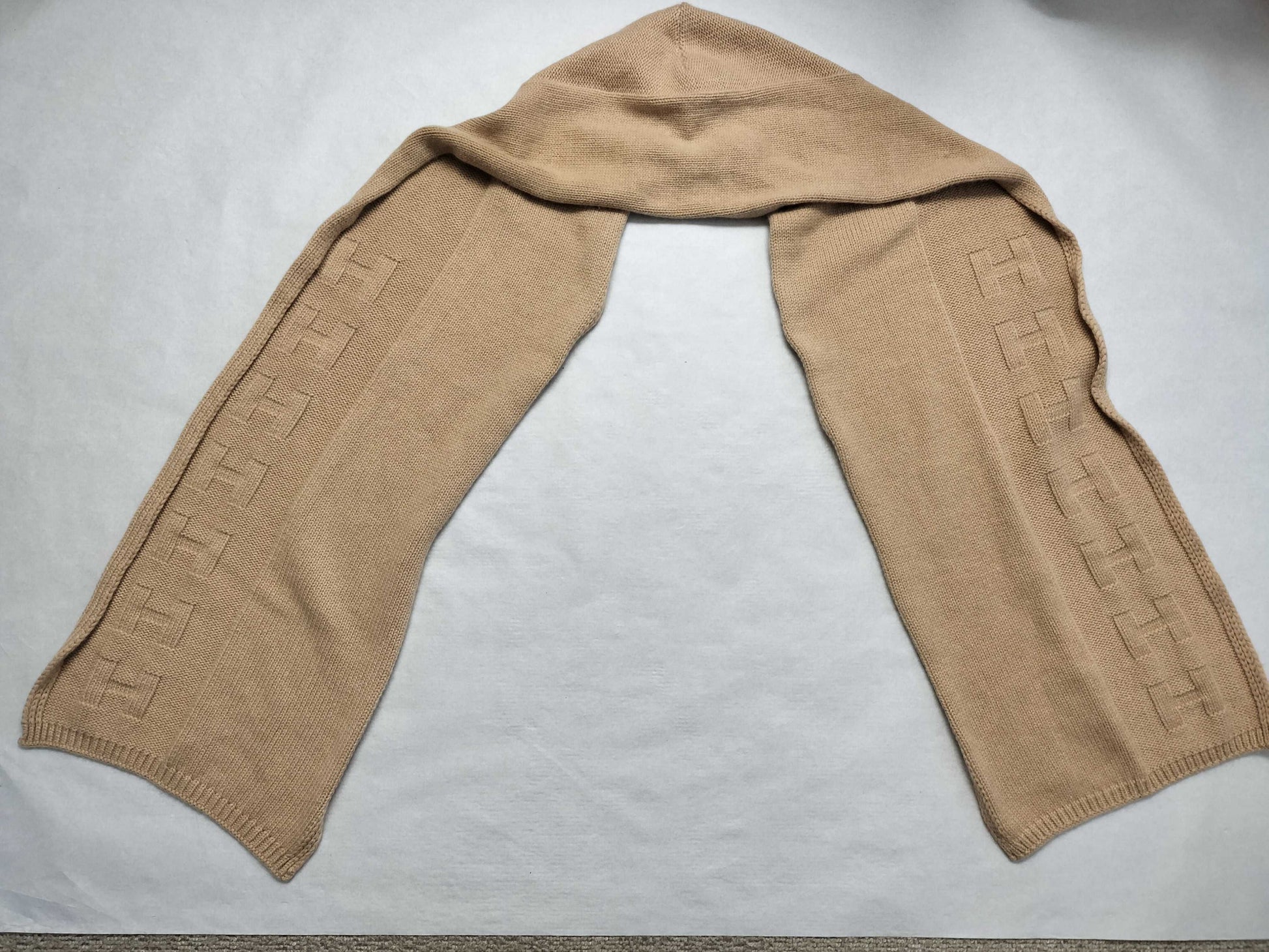 HERMES HERMES Margiela period cashmere scarf scarf