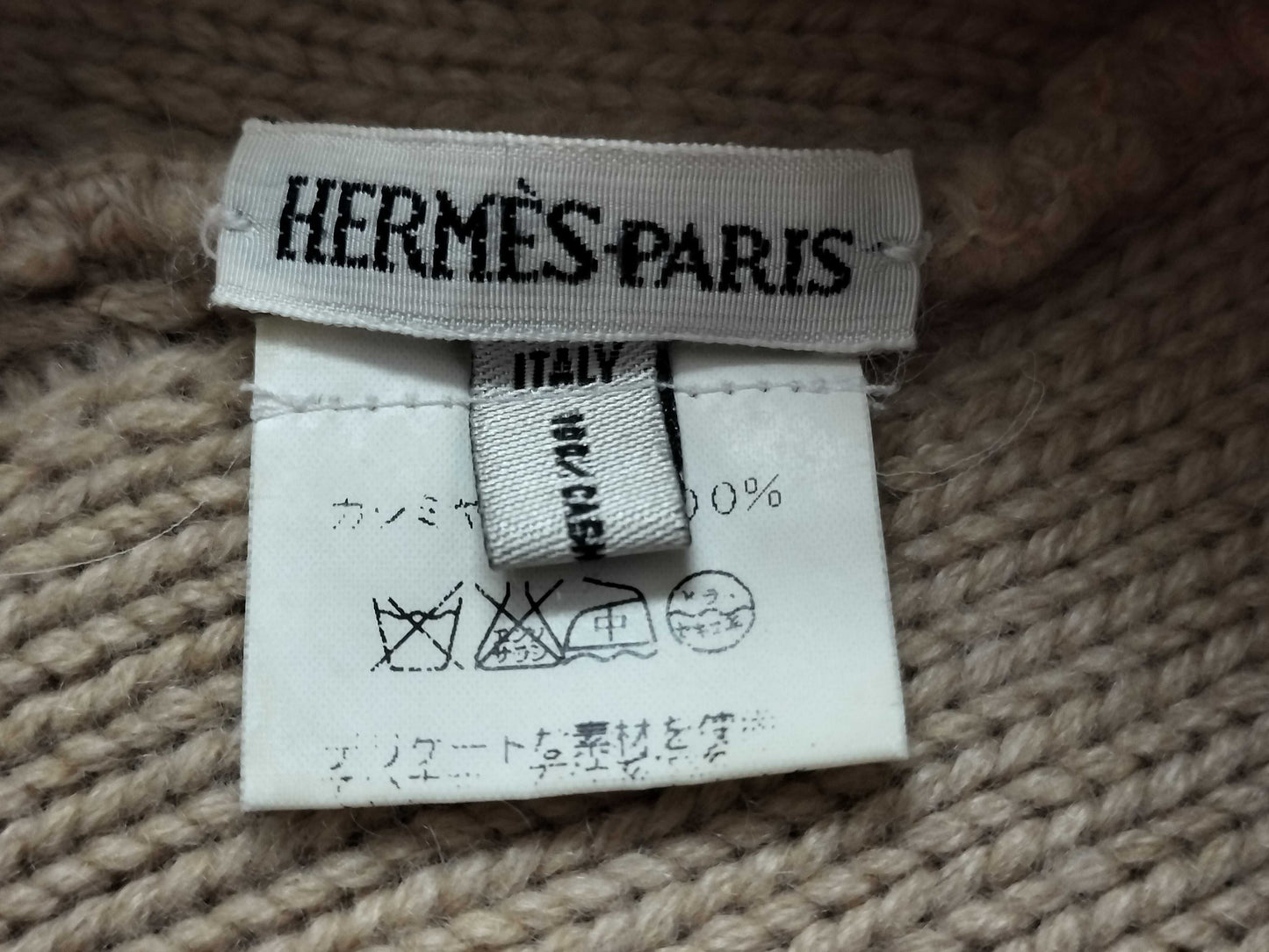 HERMES HERMES Margiela period cashmere scarf scarf