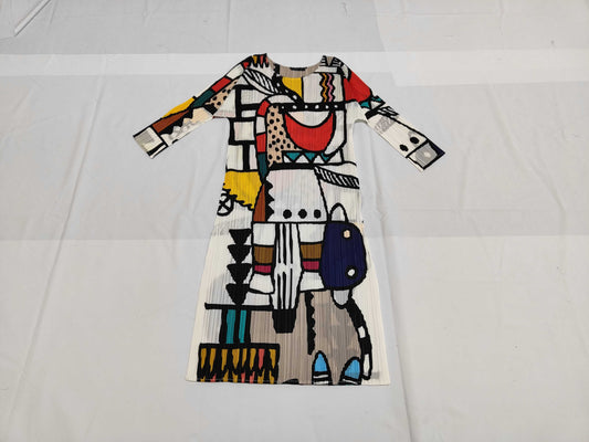 ISSEY MIYAKE ISSEY MIYAKE PLEATS PLEASE Dress Size 4 Dress