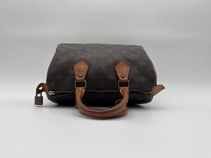 LOUIS VUITTON Speedy 25 Monogram Leather Handbag