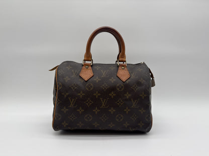 LOUIS VUITTON Speedy 25 Monogram Leather Handbag