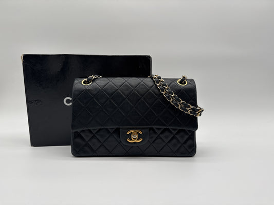 CHANEL CHANEL Shoulder Bag Matelasse Lambskin Coco Mark Turn Lock Double Flap Shoulder Bag