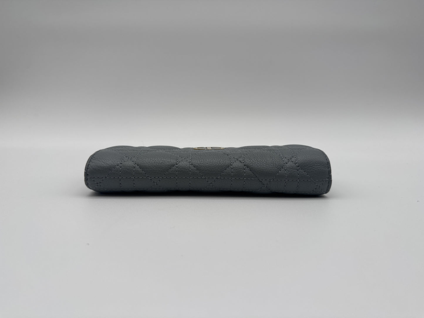 Dior Dior Long Wallet Caro Leather Long Wallet