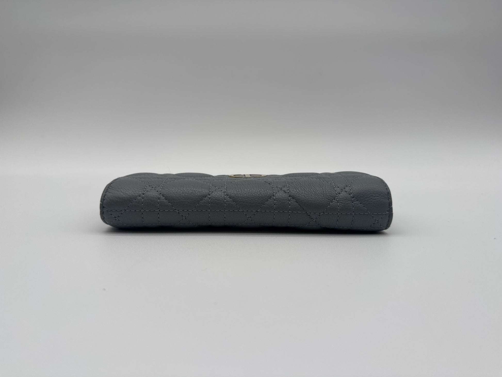 Dior Dior Long Wallet Caro Leather Long Wallet