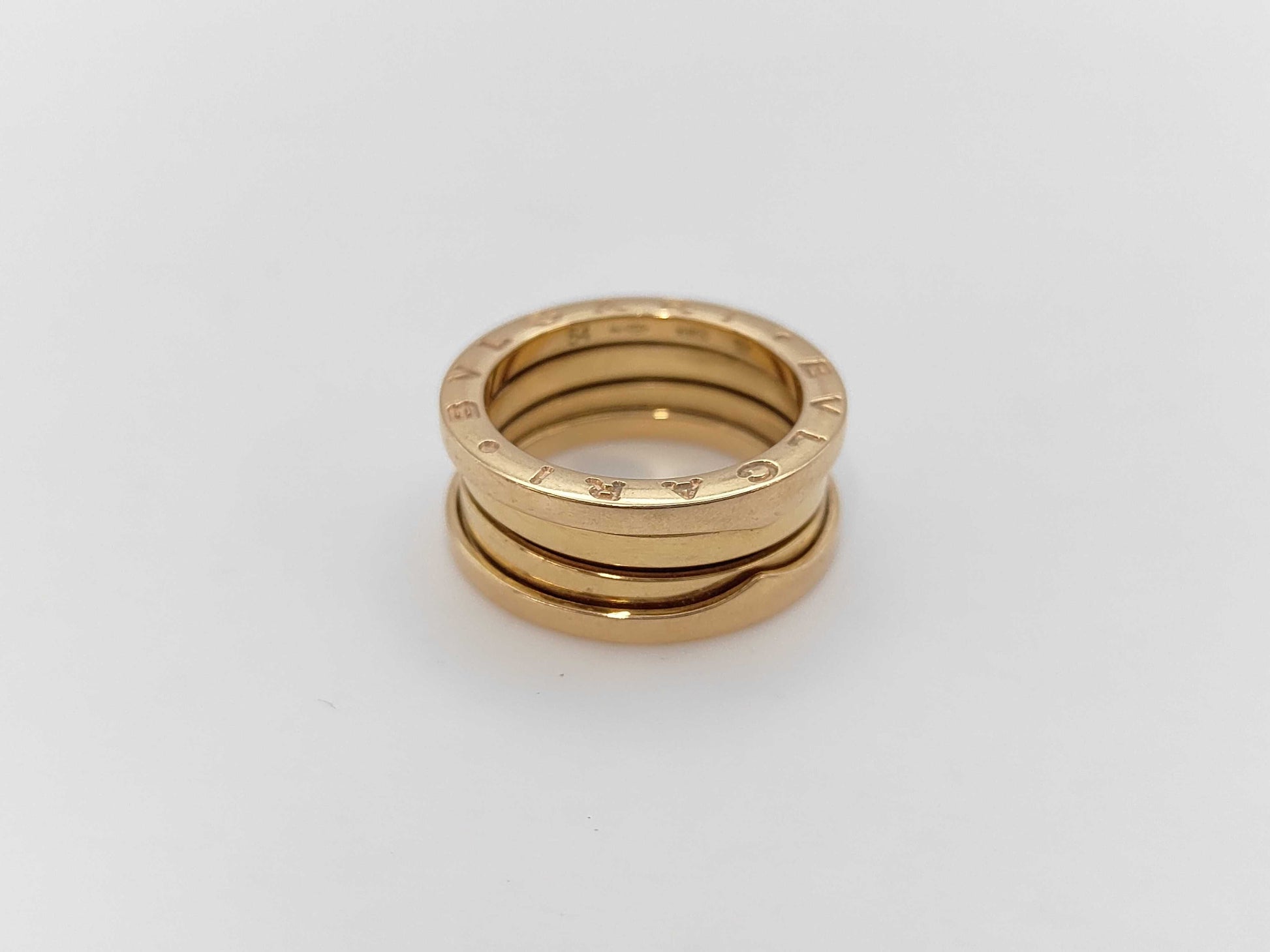 BVLGARI B.zero1 #54 PG Au750 9.6g Ring 