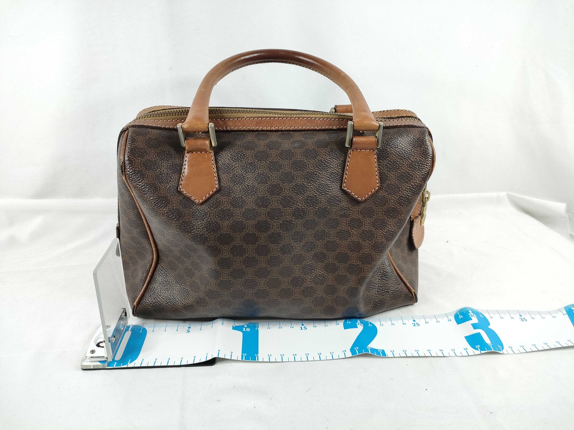 CELINE Macadam Mini Boston Bag Handbag