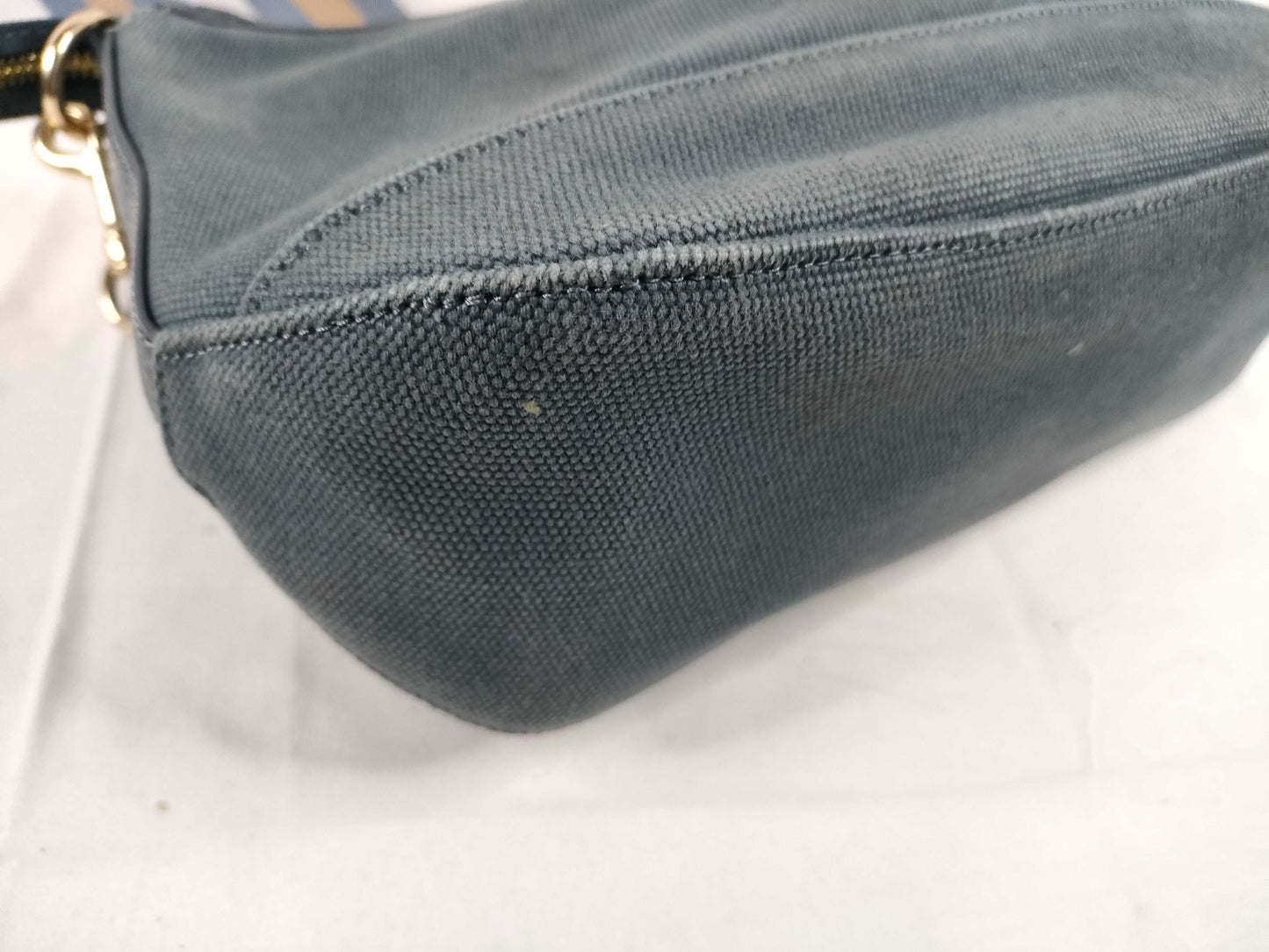 COACH denim shoulder bag shoulder bag