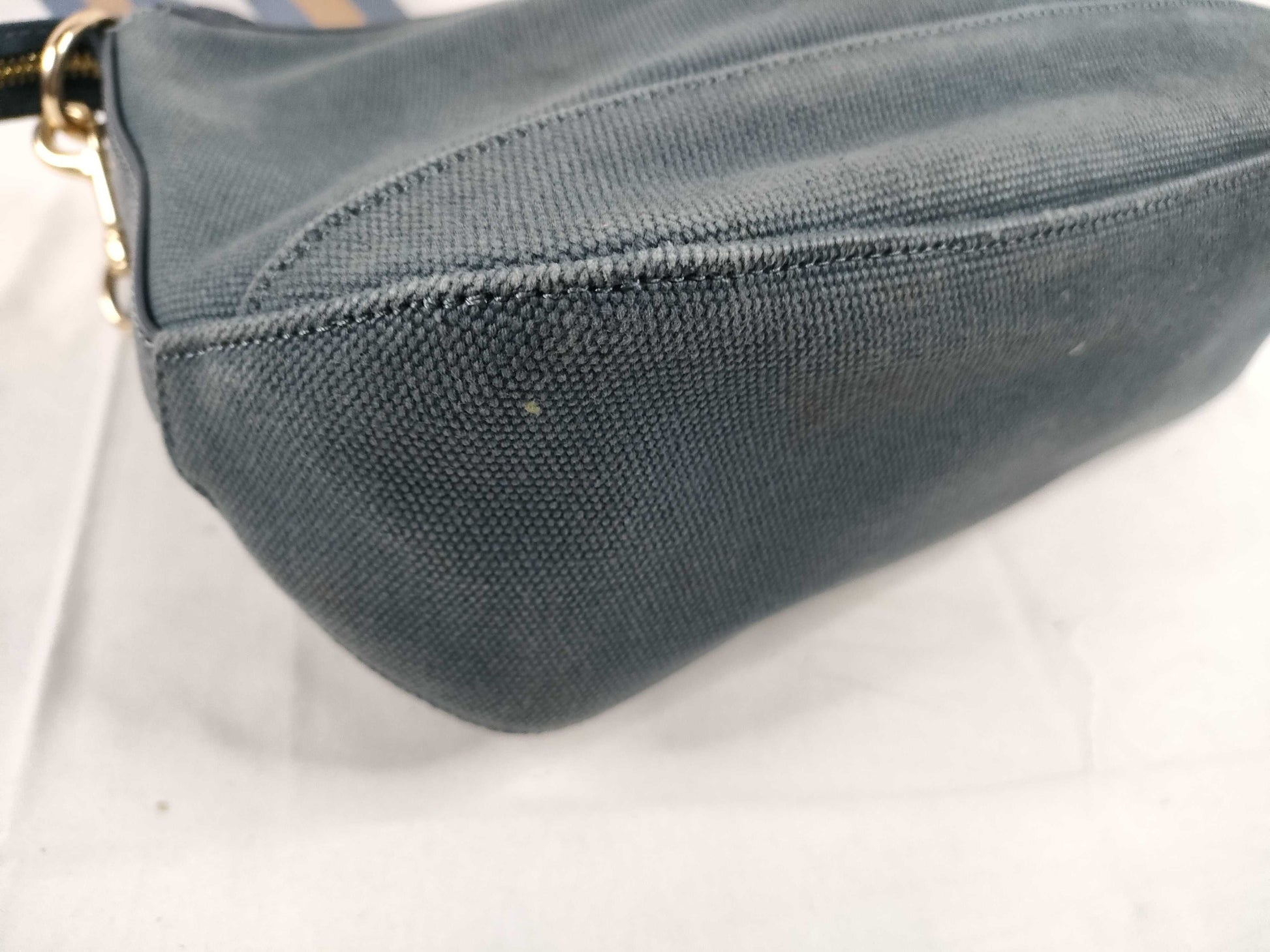 COACH denim shoulder bag shoulder bag