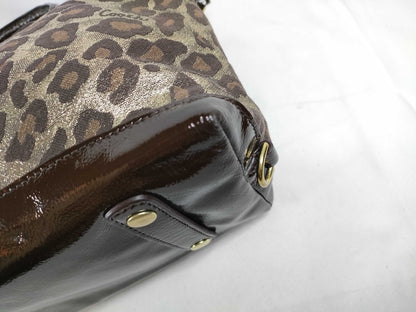 COACH Ashley Ocelot Satchel Handbag