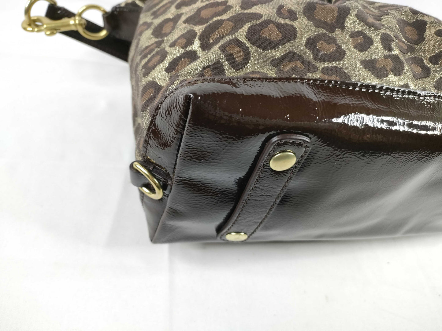 COACH Ashley Ocelot Satchel Handbag