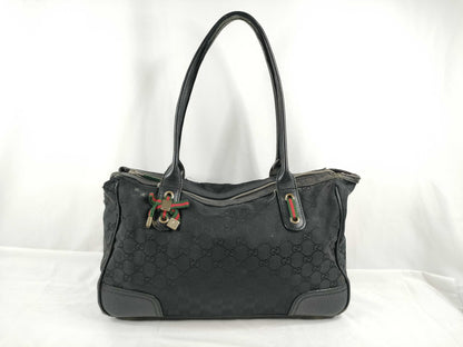 GUCCI GG Canvas Tote Bag Sherry Line