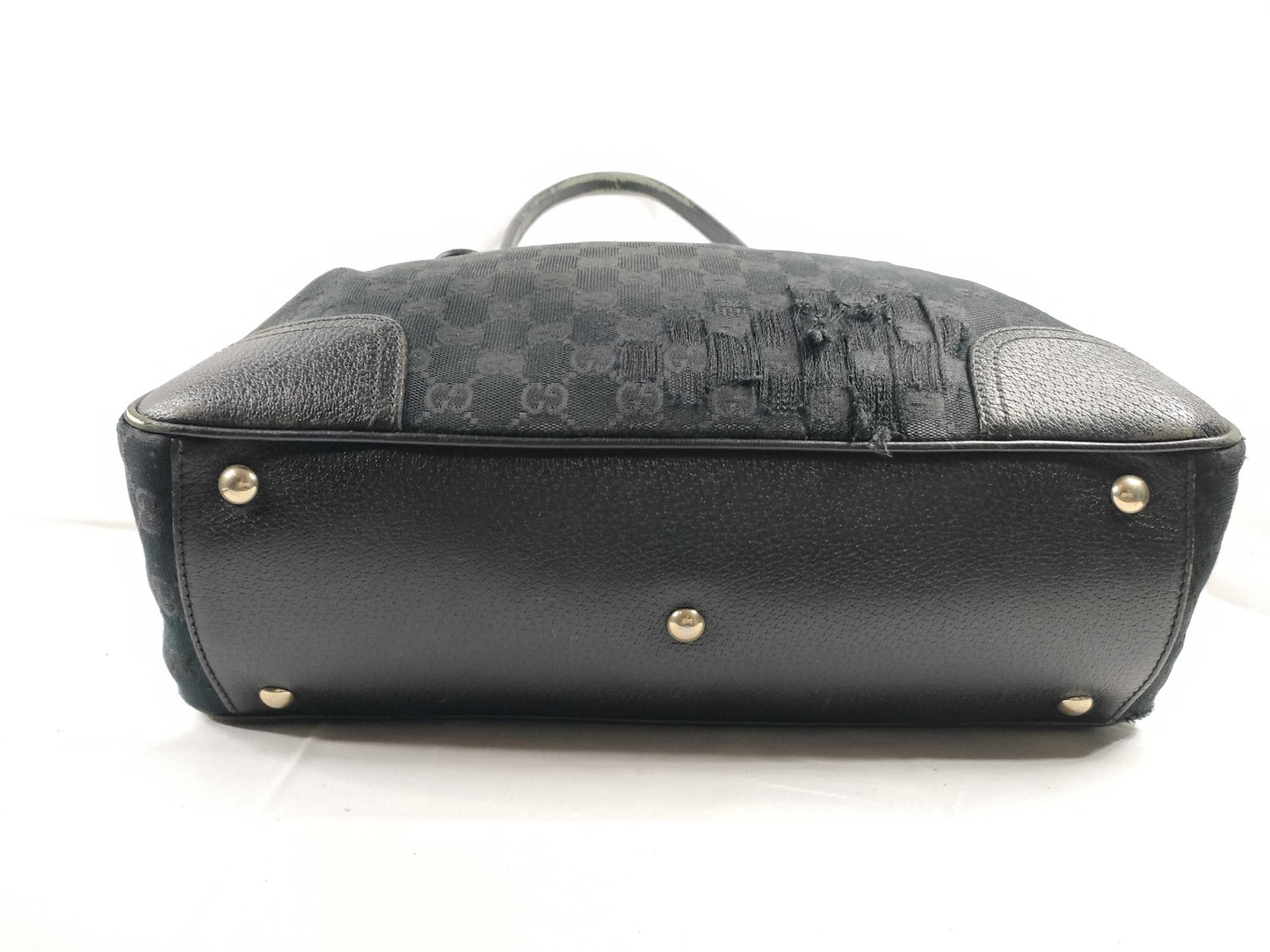 GUCCI GG Canvas Tote Bag Sherry Line