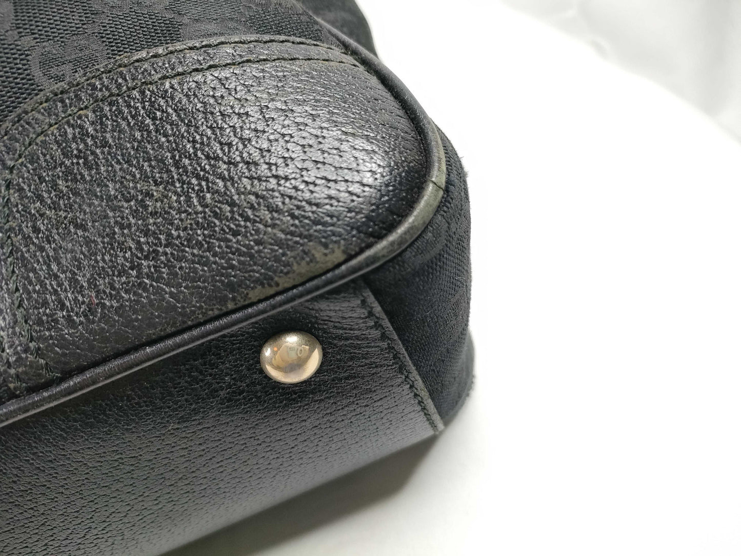 GUCCI GG Canvas Tote Bag Sherry Line