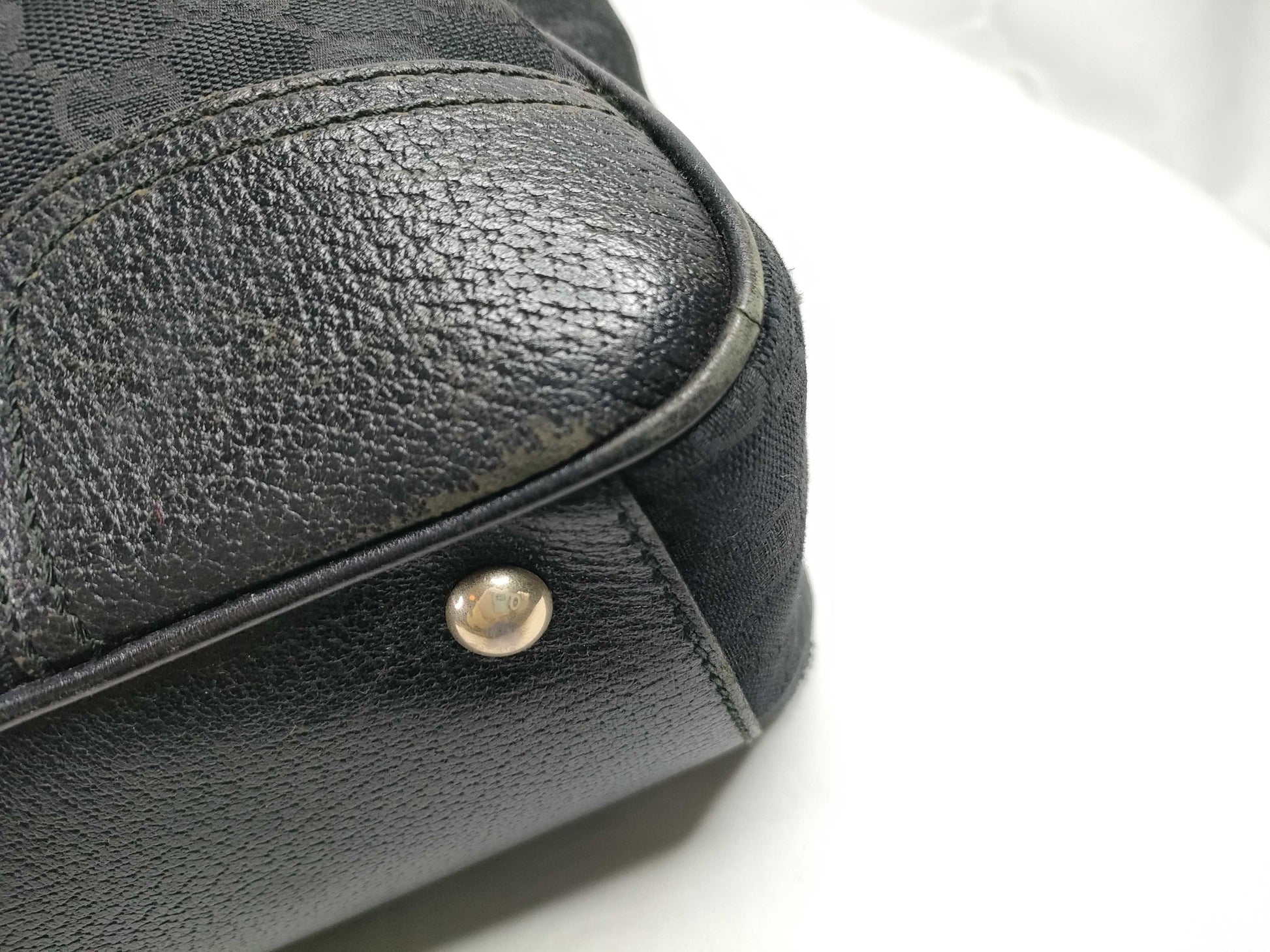 GUCCI GG Canvas Tote Bag Sherry Line